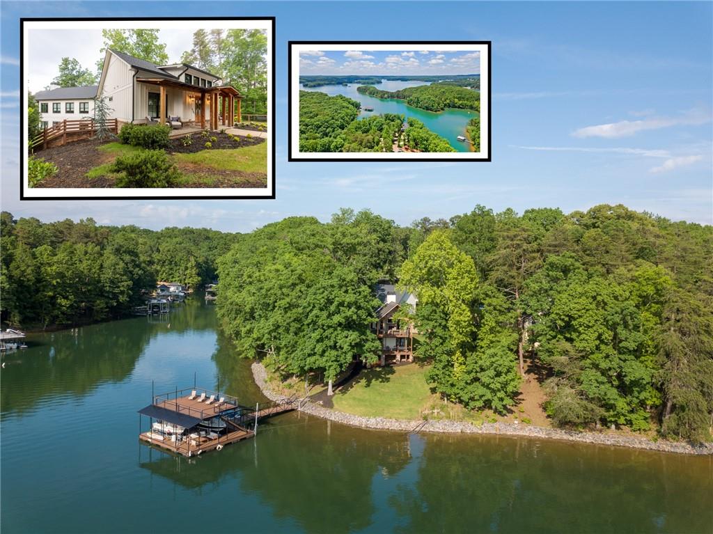 4352 Pilgrim Mill Road Cumming, GA 30041 - Photo 1 of 1 a view of a lake with a garden
