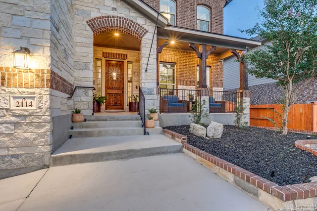 a building exterior with stairs