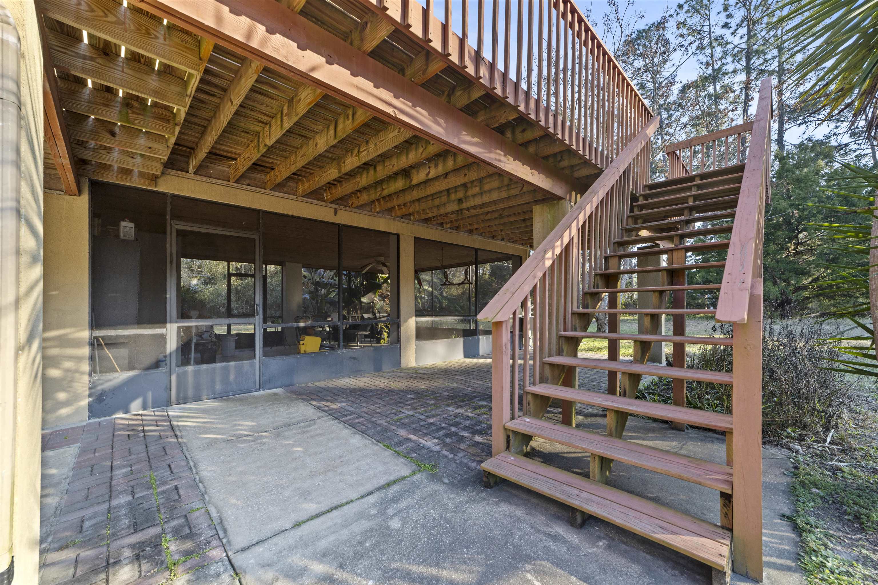 545 Ray Edwards Road St. Augustine, FL 32086 - Photo 53 of 78 View of patio featuring stairway and a deck