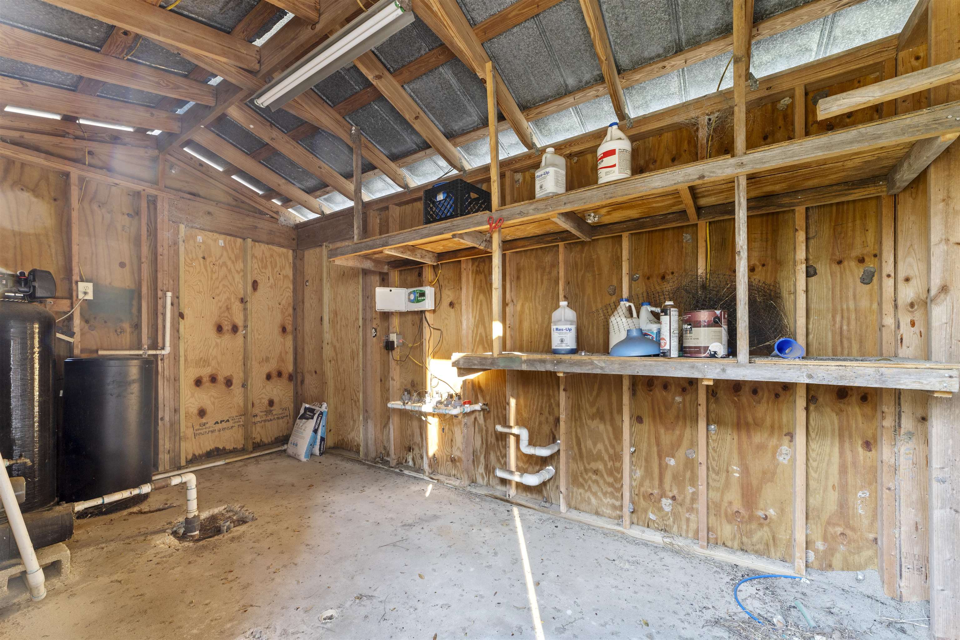 545 Ray Edwards Road St. Augustine, FL 32086 - Photo 66 of 78 Miscellaneous room with lofted ceiling and wooden walls