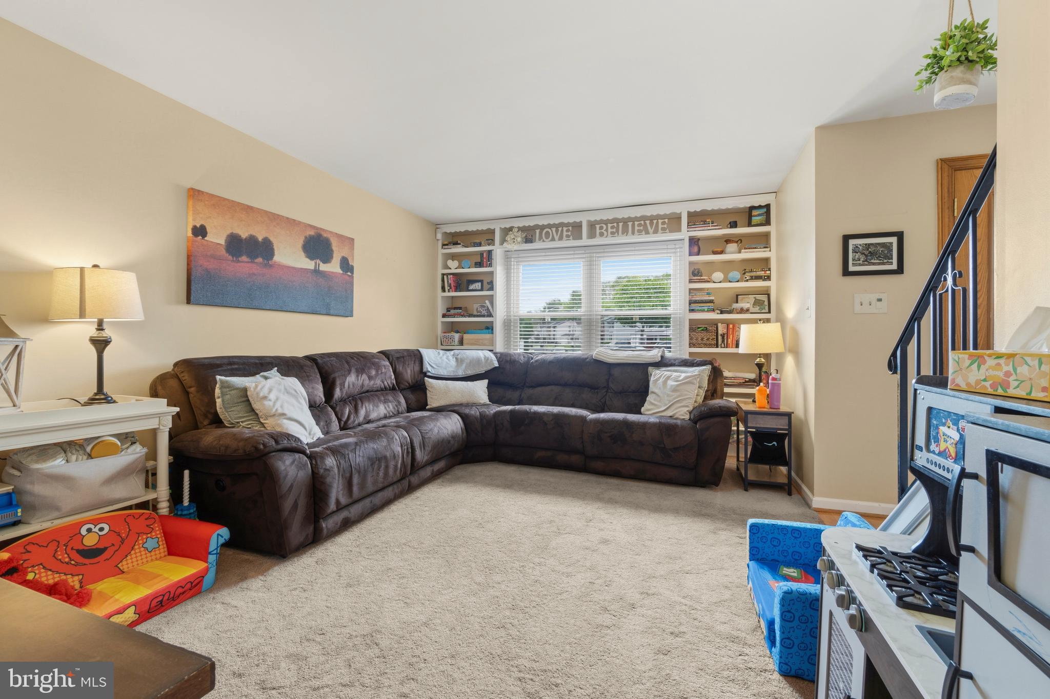 2 Farnham Court Laurel Springs, NJ 08021 - Photo 11 of 33 a living room with furniture and a flat screen tv
