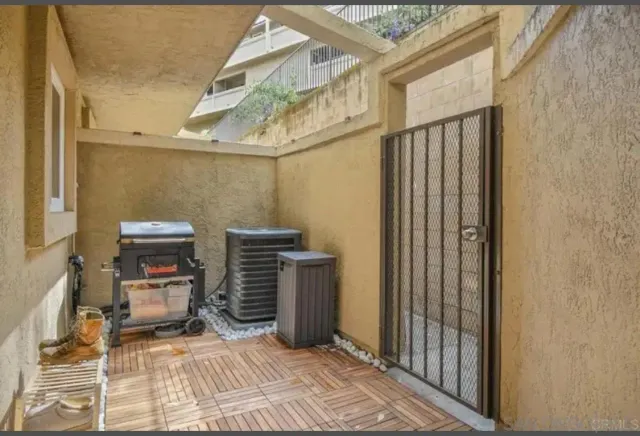 a view of storage and utility room