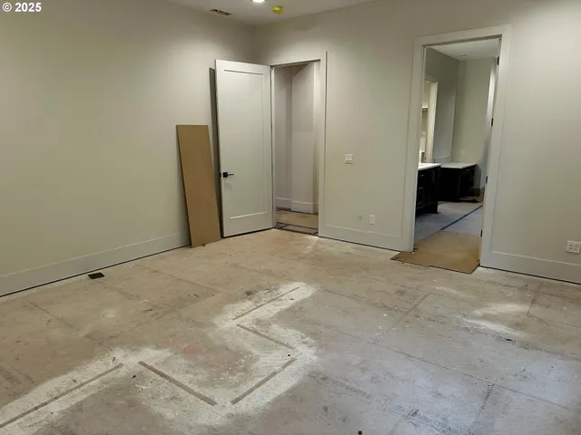 a view of an empty room