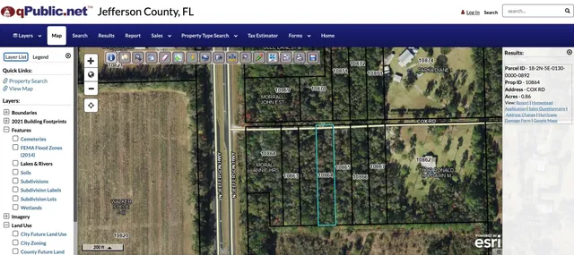 $19,500 | 0 Cox Road, Monticello, FL 32344