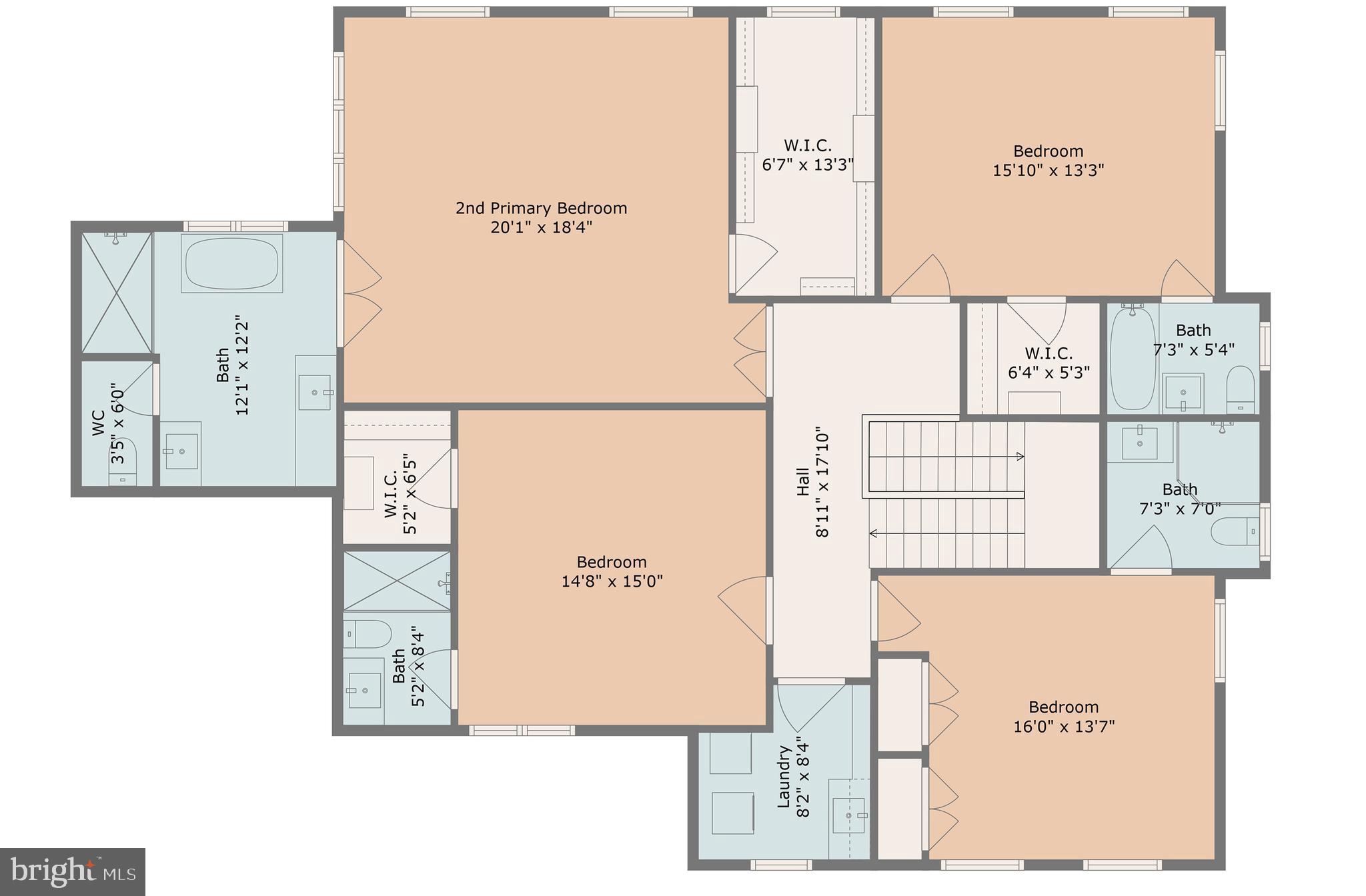 116 Fardale Street Southeast Vienna, VA 22180 - Photo 50 of 50 Upper Level Floor Plan