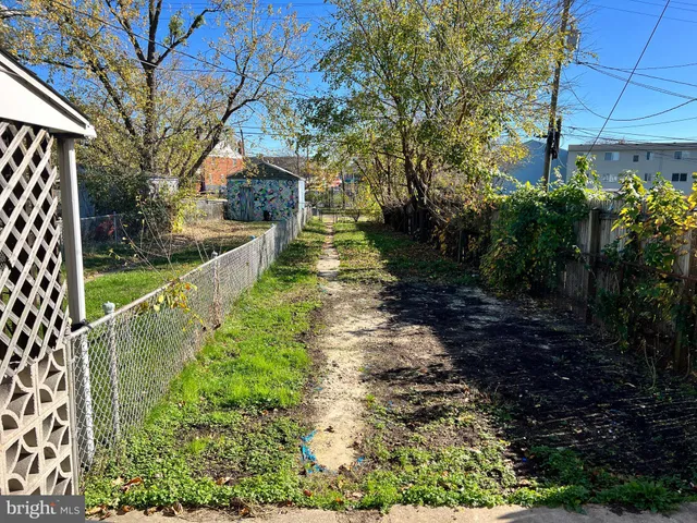 a view of outdoor space with garden