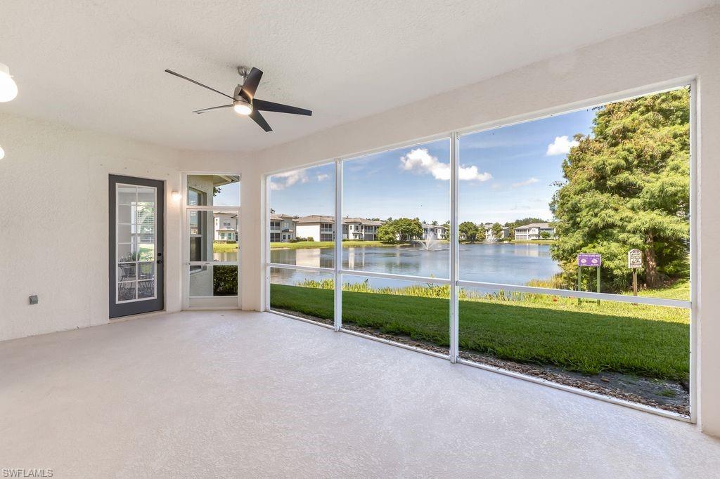 3610 Lansing Loop, Unit 103 Estero, FL 33928 - Photo 21 of 30 Screened in Large Lanai with New Fan & remote