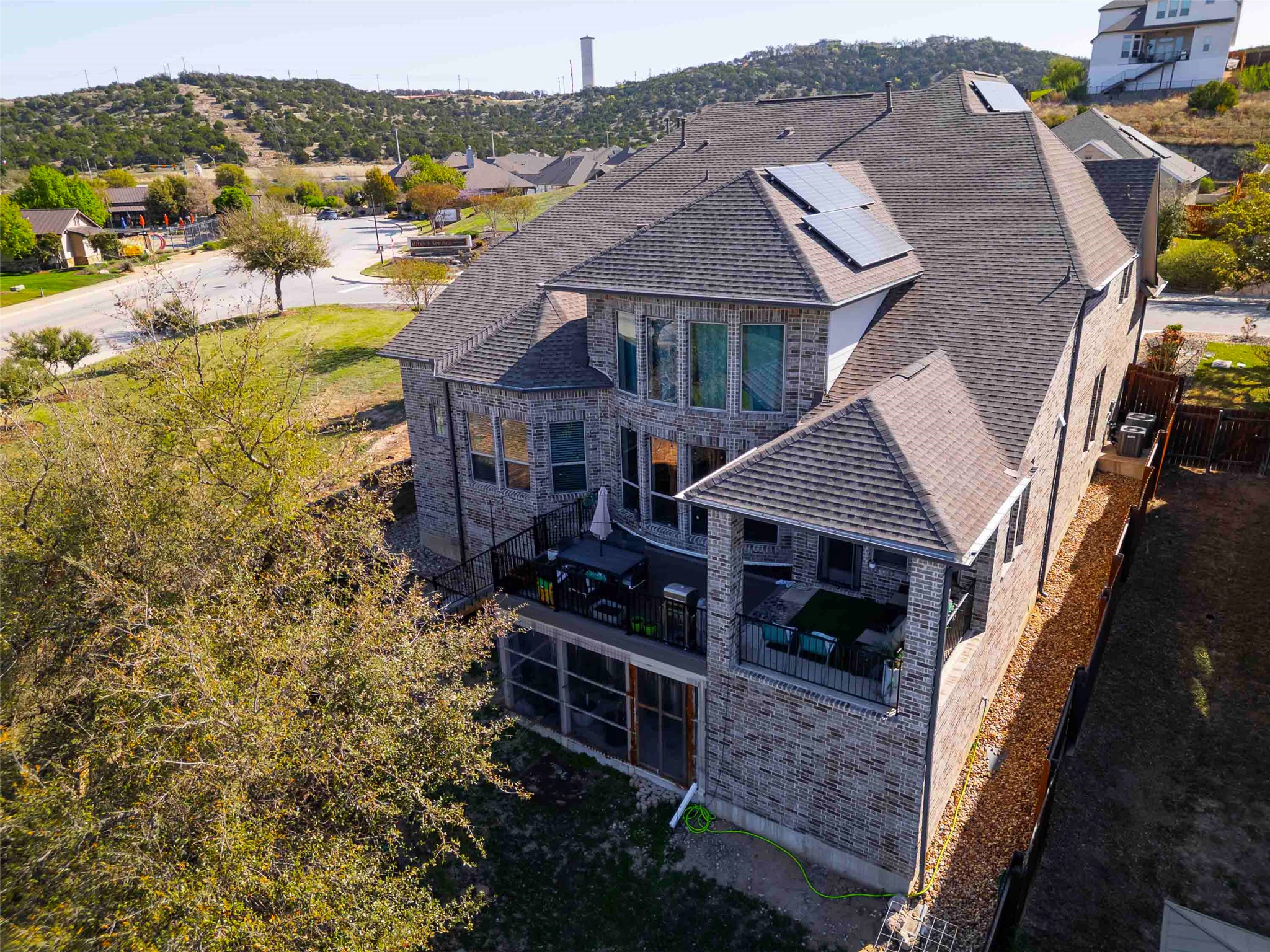 17821 Limestone Spring Lane Austin, TX 78738 - Photo 3 of 40 a aerial view of a house with a yard