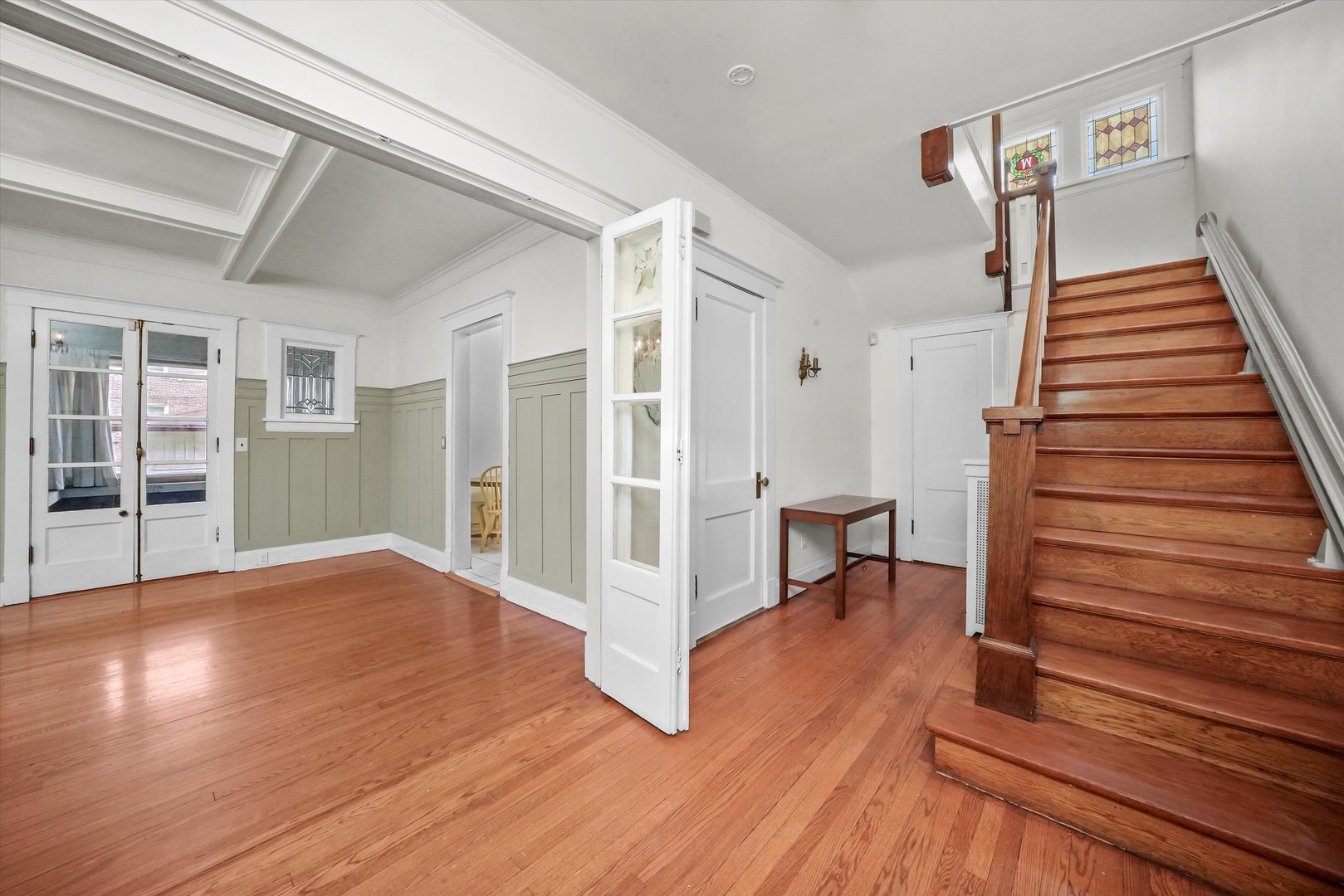 6822 34th Street Berwyn, IL 60402 - Photo 12 of 35 a view of entryway and hall with wooden floor
