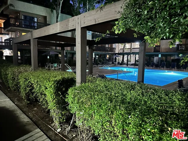 a view of a lobby with a porch