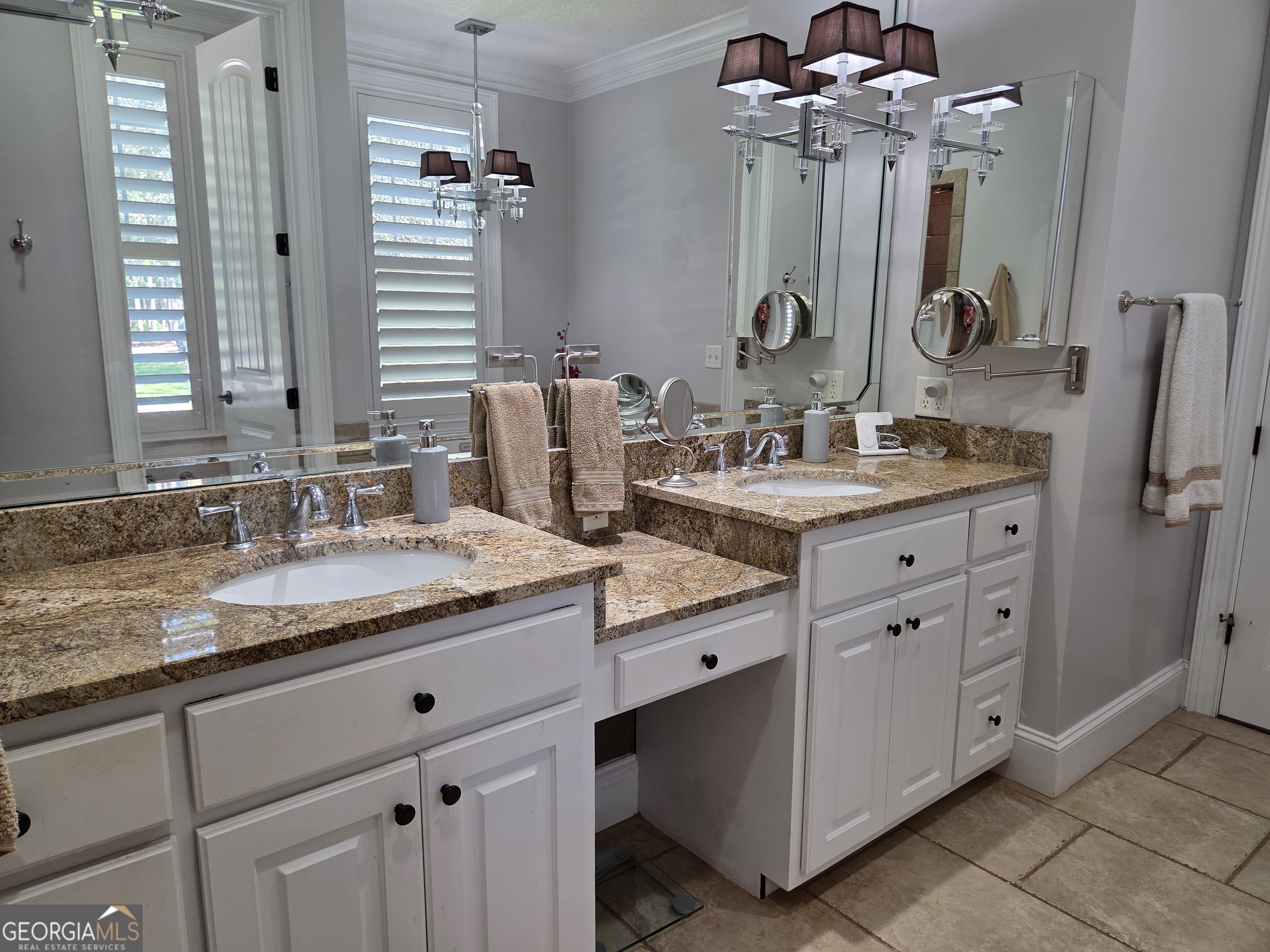 300 Hammond Powell Road Hazlehurst, GA 31539 - Photo 62 of 91 a bathroom with a granite countertop sink and a mirror