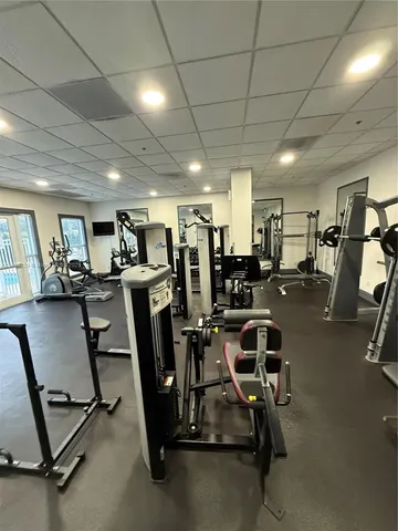 a view of building with outdoor space