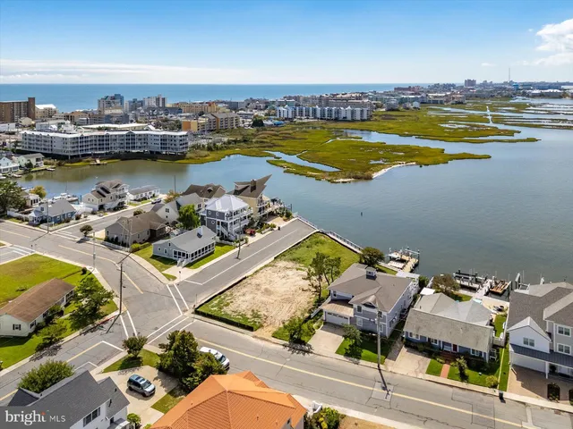 a view of a lake with a ocean view
