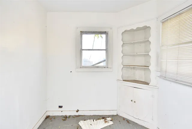 a view of a room with closet