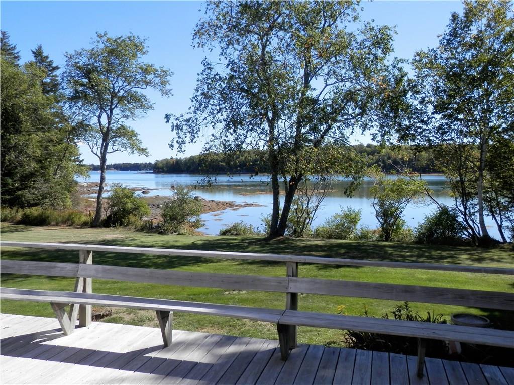 226 Atlantic Quarry Road Spruce Head, ME 04859 - Photo 3 of 35 Deck with View and Deeded Frontage...