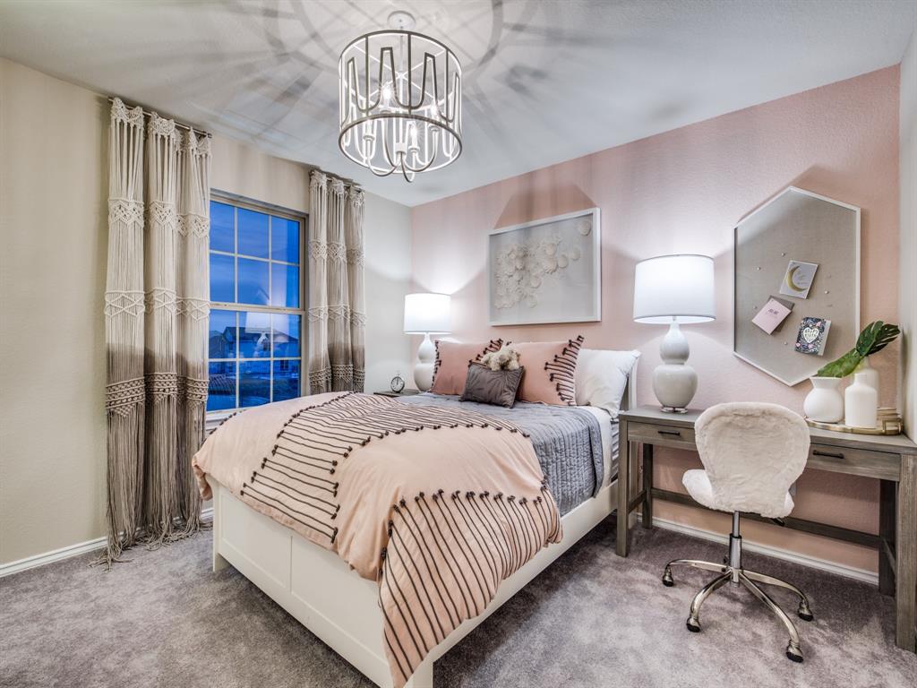 16016 Isles Drive Haslet, TX 76052 - Photo 6 of 8 Spacious secondary bedroom with large windows *Model Representation*