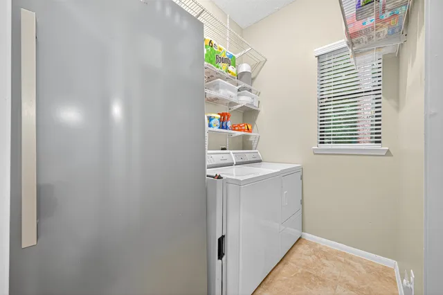 a room with storage and utility