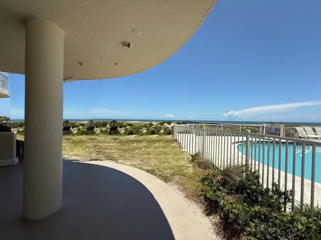 a view of an ocean beach