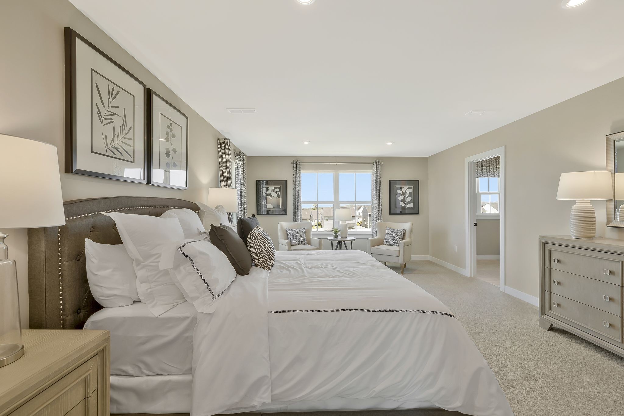 931 Green Valley Smyrna, TN 37167 - Photo 14 of 22 a large white bed in a white room