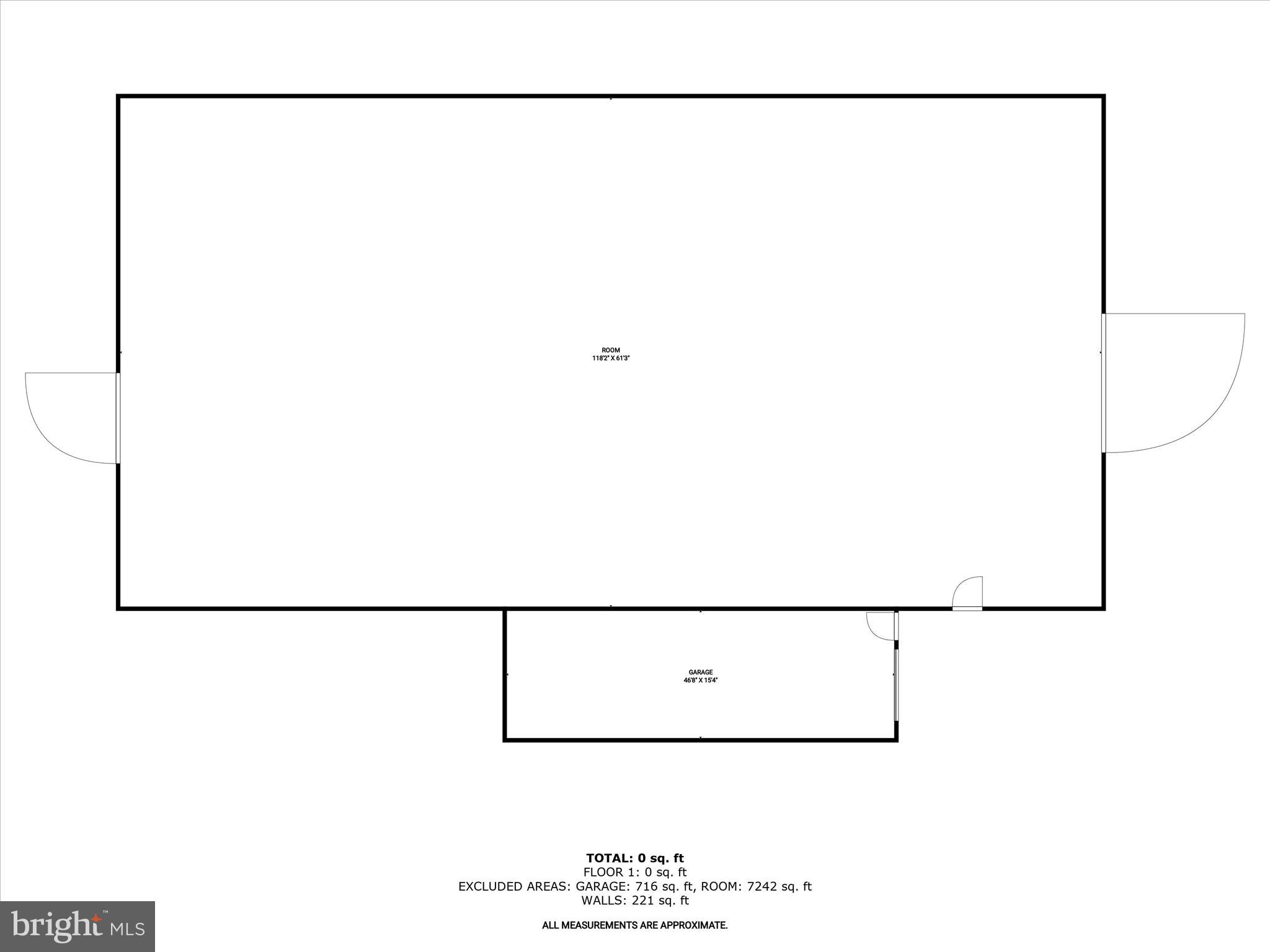 10901 Moxley Road Damascus, MD 20872 - Photo 147 of 148 Floor Plan Of Upper Level Of Main Barn