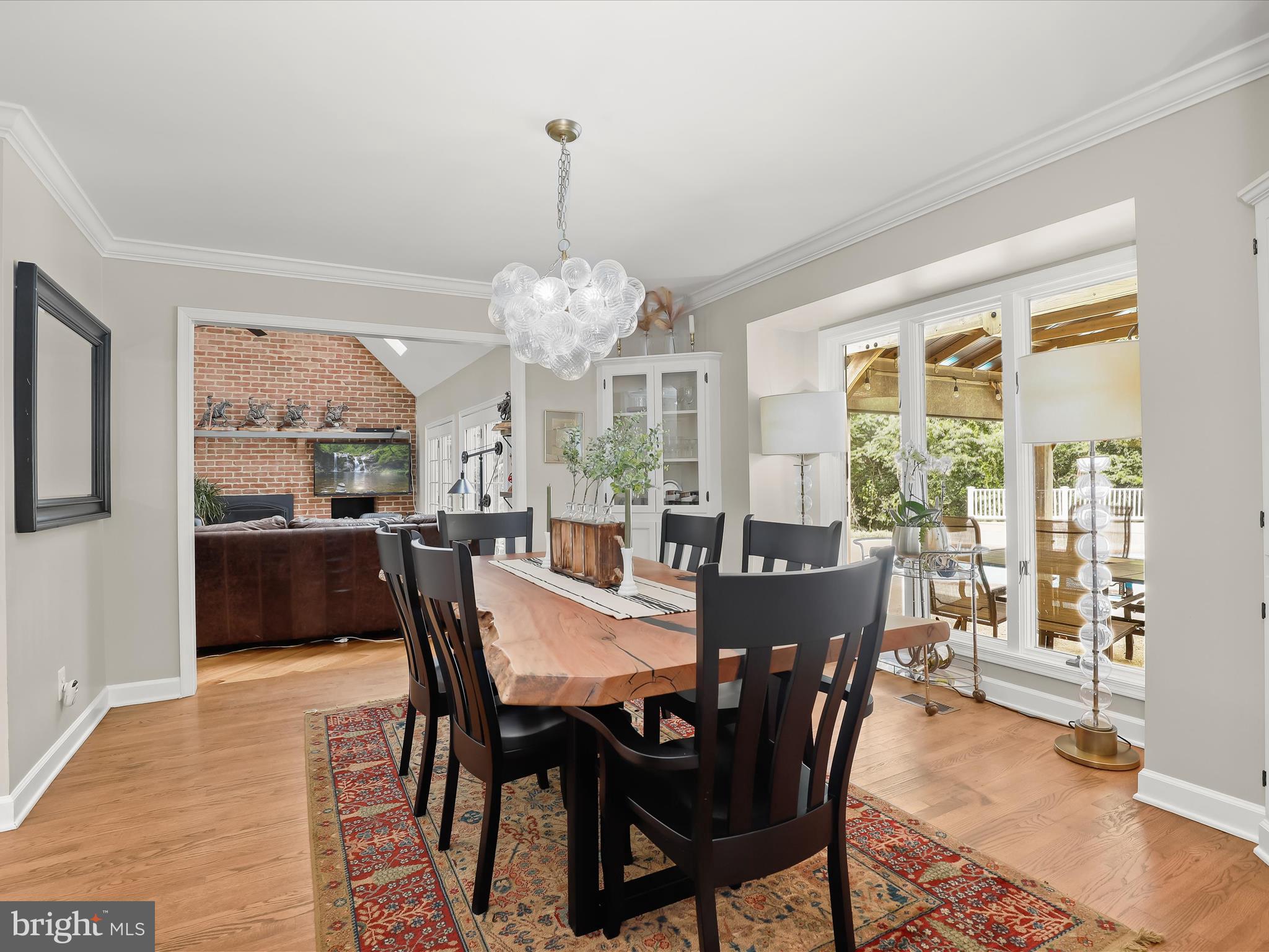 10901 Moxley Road Damascus, MD 20872 - Photo 18 of 148 a view of a dining room with furniture window and outside view