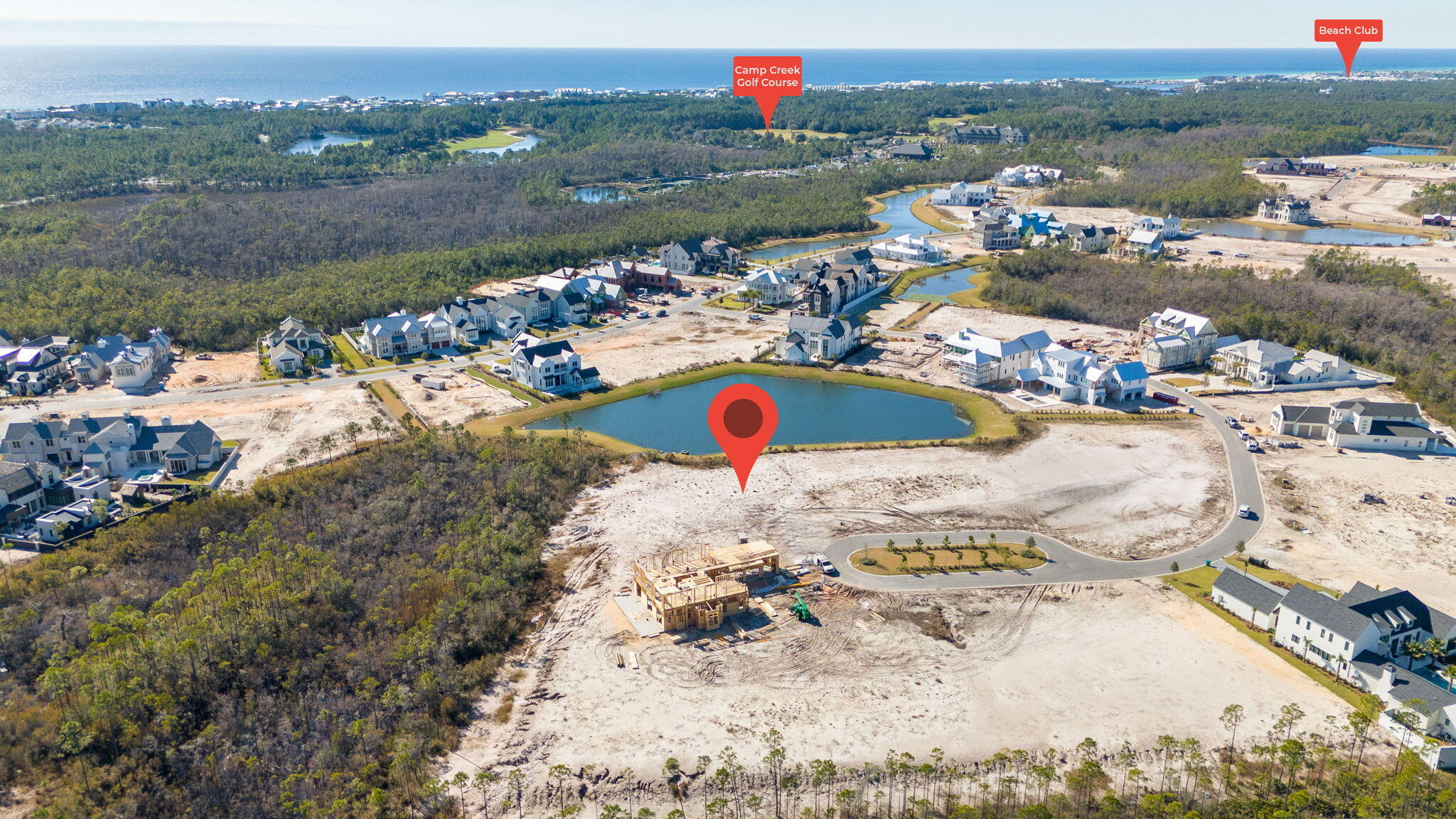 Lot 232 Quail Hollow Inlet Beach, FL 32461 - Photo 3 of 21 a view of a lake with a mountain