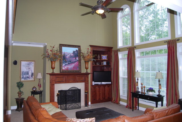 330 Eagle Ridge Road Macon, GA 31216 - Photo 9 of 41 a living room with furniture and a fireplace
