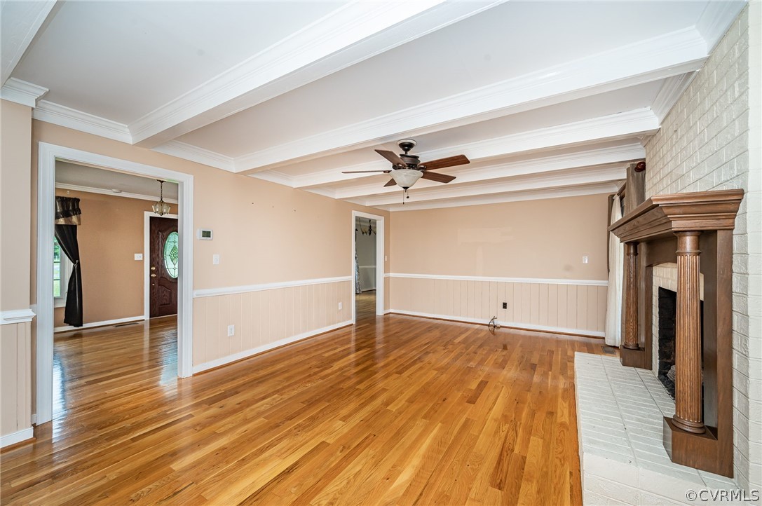 22508 Carson Road Dinwiddie, VA 23841 - Photo 14 of 50 wooden floor in an empty room