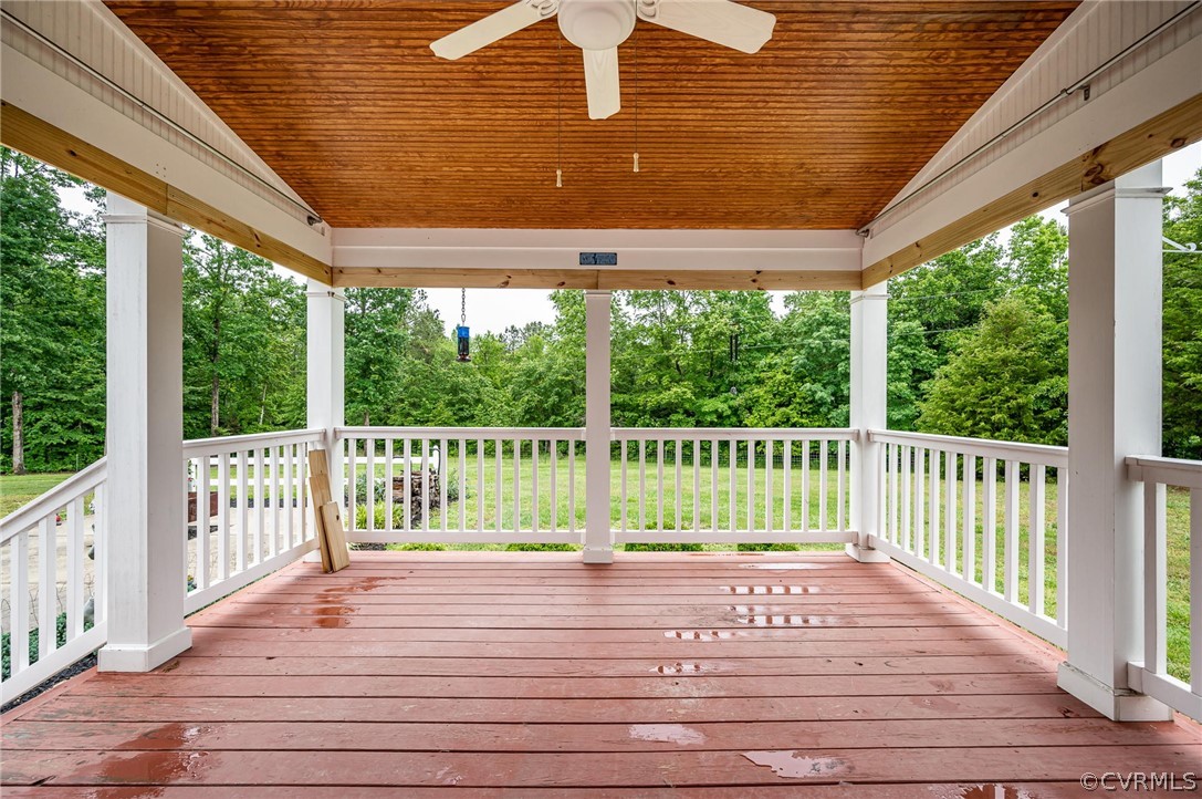 22508 Carson Road Dinwiddie, VA 23841 - Photo 26 of 50 a view of balcony with deck