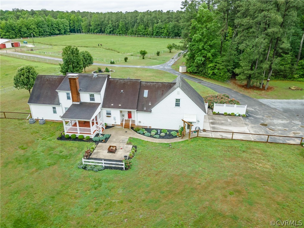 22508 Carson Road Dinwiddie, VA 23841 - Photo 35 of 50 an aerial view of a house with outdoor space and street view