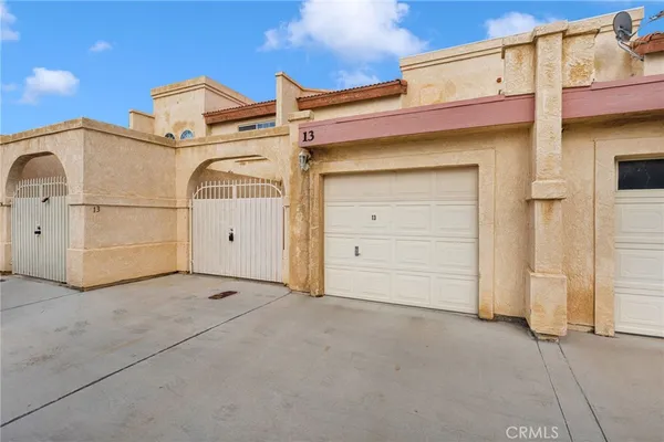 a view of a house with garage