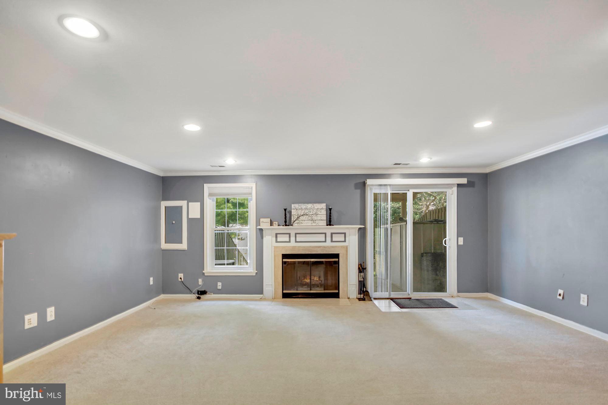 12903 Tourmaline Terrace Silver Spring, MD 20904 - Photo 21 of 41 Huge Recreation Room with Wood burning Fireplace