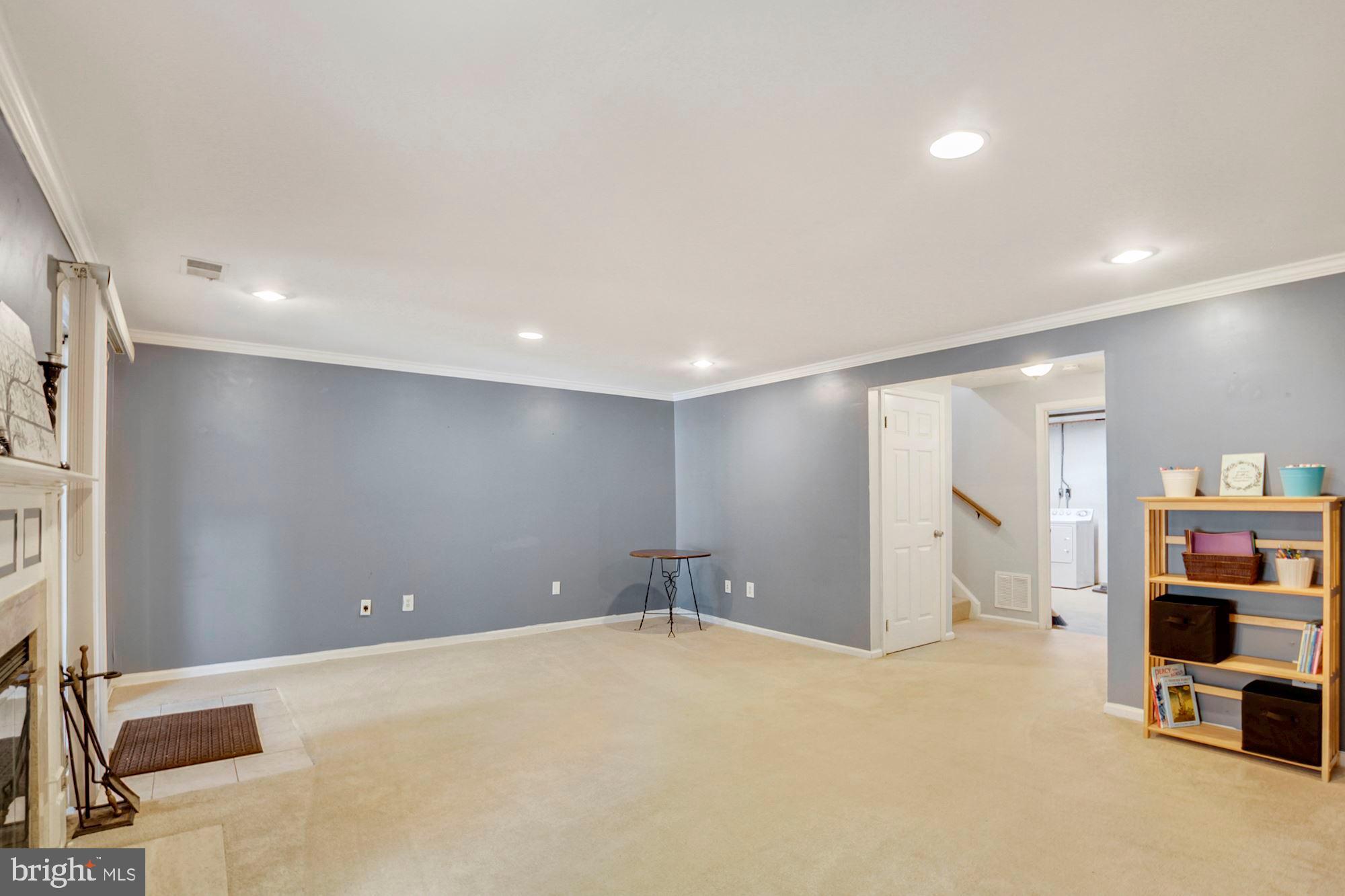 12903 Tourmaline Terrace Silver Spring, MD 20904 - Photo 22 of 41 Huge Recreation Room w/ Powder Room, Storage Area