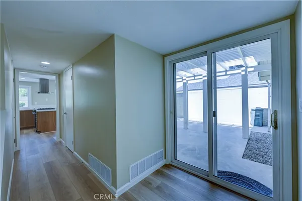 a view of an empty room