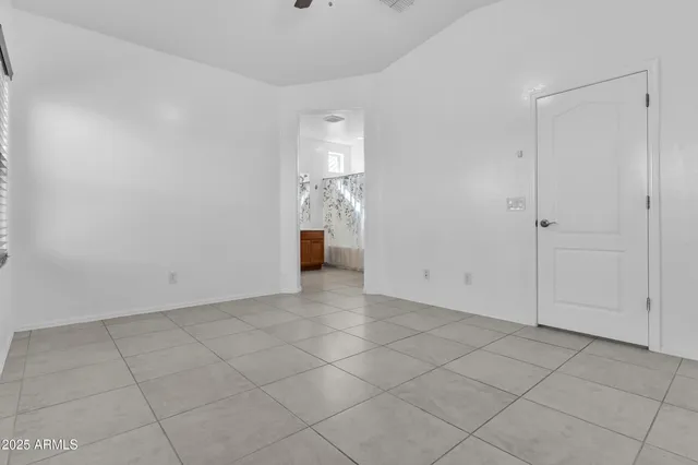 a view of an empty room