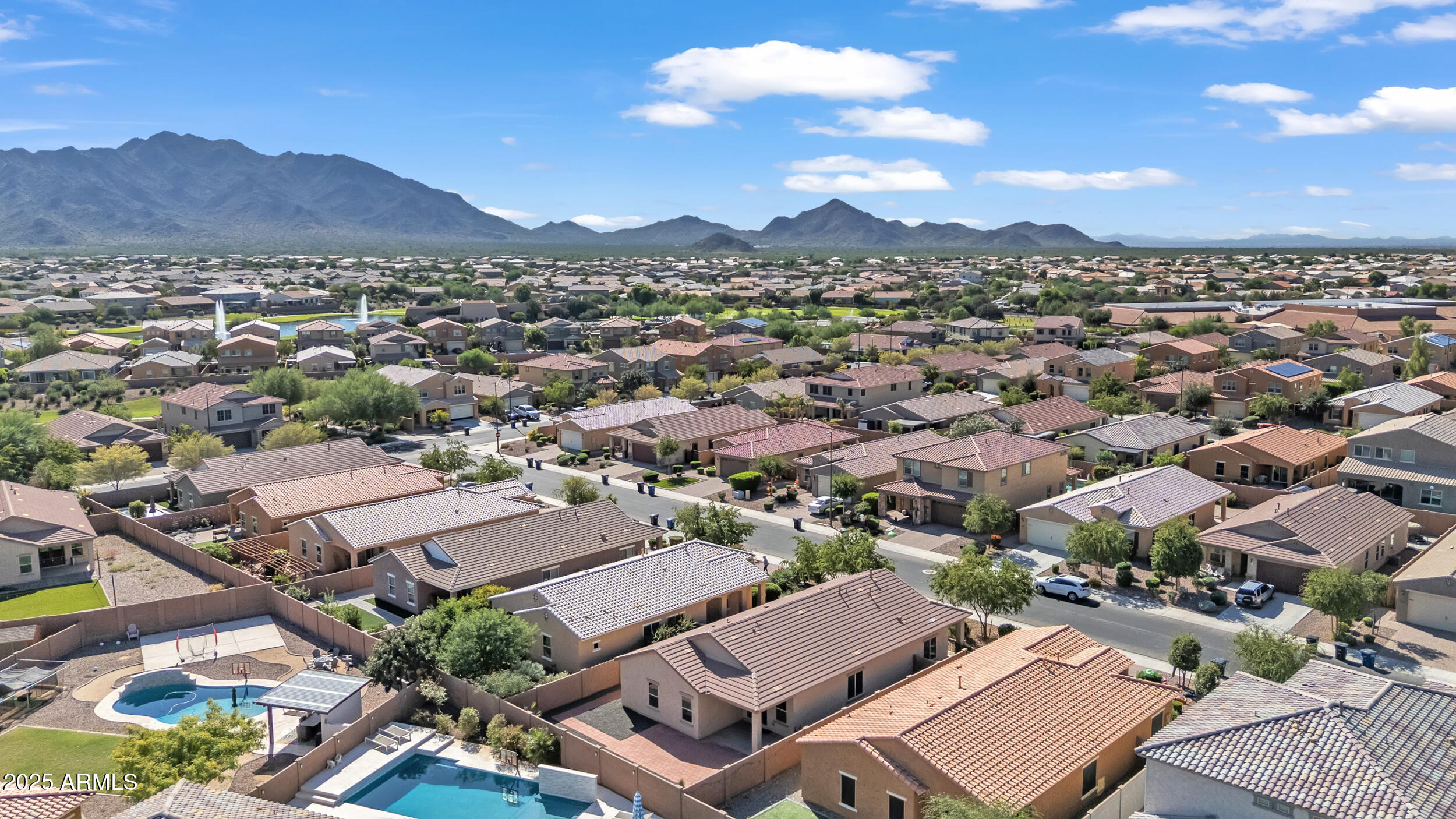 2354 East Bellerive Drive Gilbert, AZ 85298 - Photo 31 of 34 an aerial view of a city