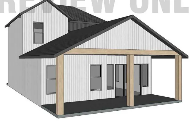 a view of a house with a staircase