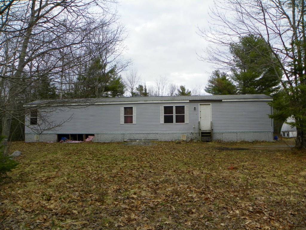 366 South Bay Road Franklin, ME 04634 - Photo 19 of 22 Mobile Home Front - Owner had broken...
