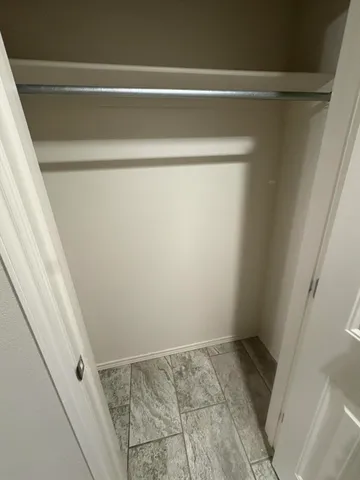 a view of a closet