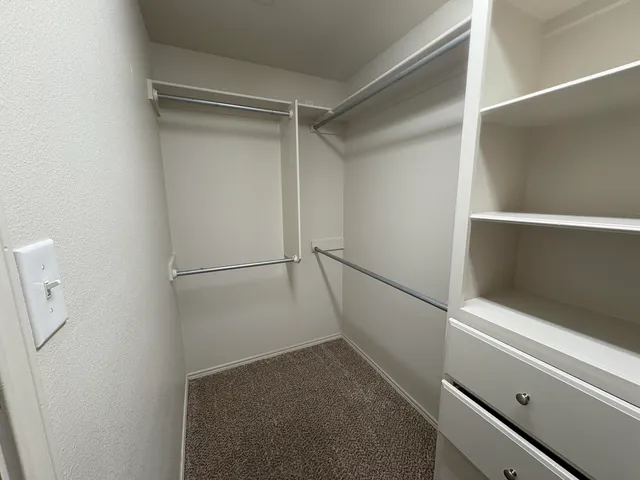 a view of walk in closet