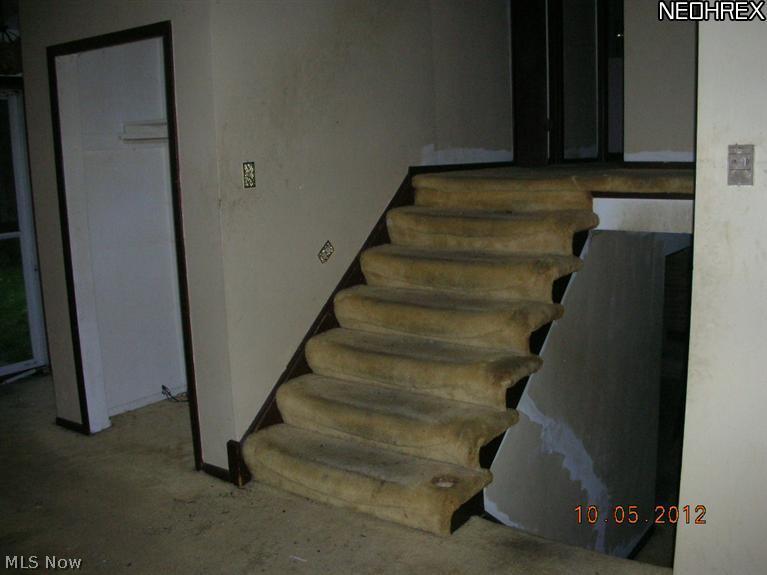 Stairs leading to second floor