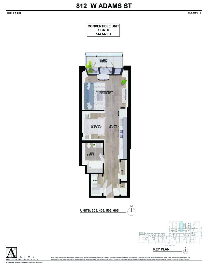 812 West Adams Street, Unit PH605 Chicago, IL 60607 - Photo 37 of 37
