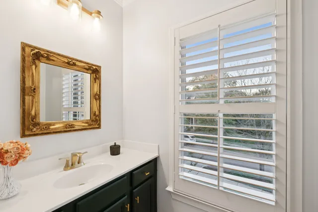 a view of balcony with a window