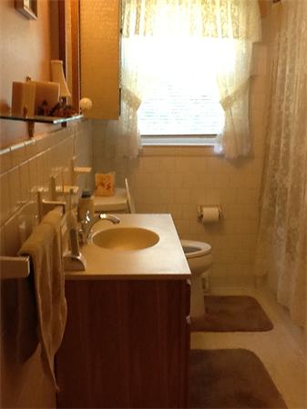 32 Haskell Road Pepperell, MA 01463 - Photo 9 of 18 a bathroom with a sink and a mirror