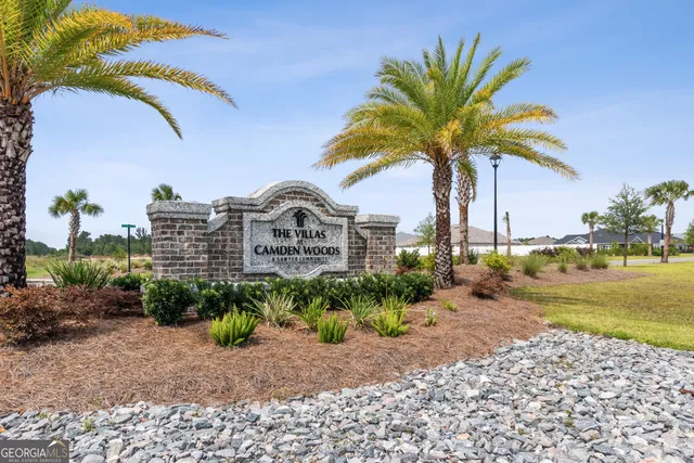 a building outdoor space with seating space