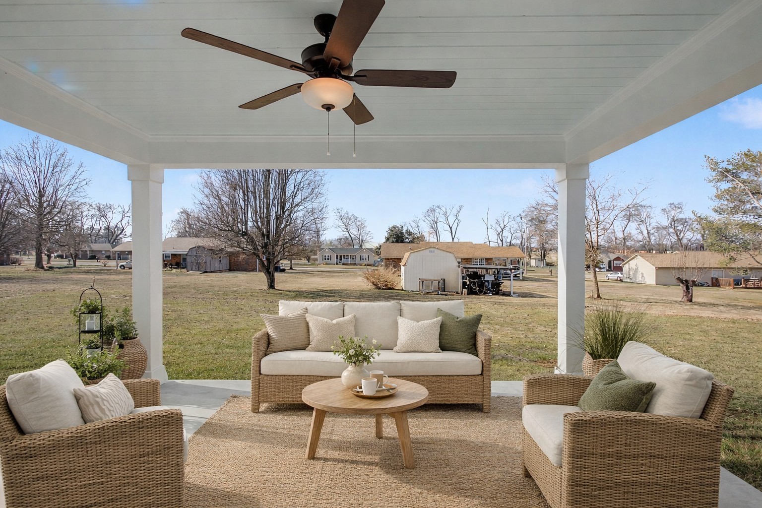614 Brookside Drive Mount Pleasant, TN 38474 - Photo 36 of 41 a living room with furniture and a floor to ceiling window