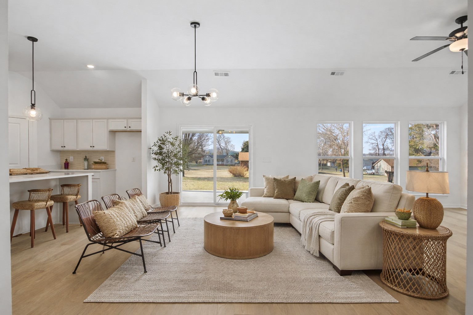 614 Brookside Drive Mount Pleasant, TN 38474 - Photo 9 of 41 a living room with furniture and a chandelier