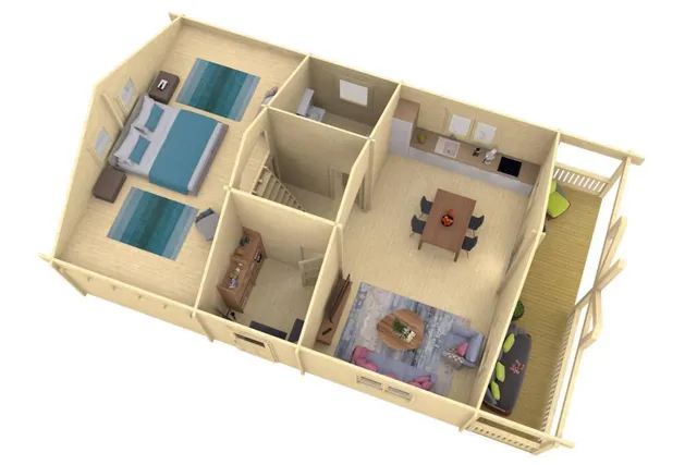 a kitchen with stainless steel appliances granite countertop a stove and a refrigerator