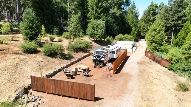 a view of outdoor space and yard
