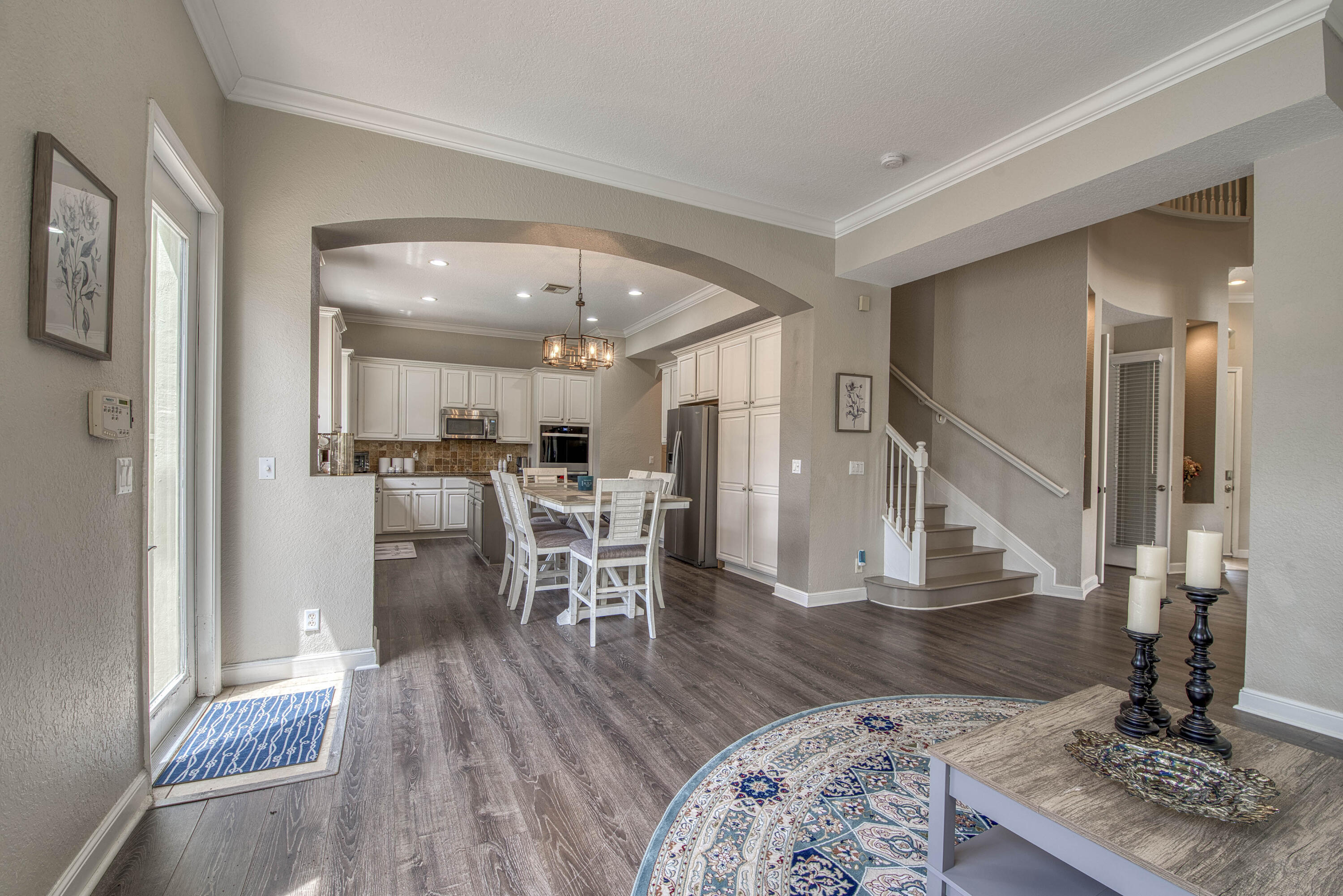 410 Cresta Circle West Palm Beach, FL 33413 - Photo 13 of 46 a living room with furniture and wooden floor
